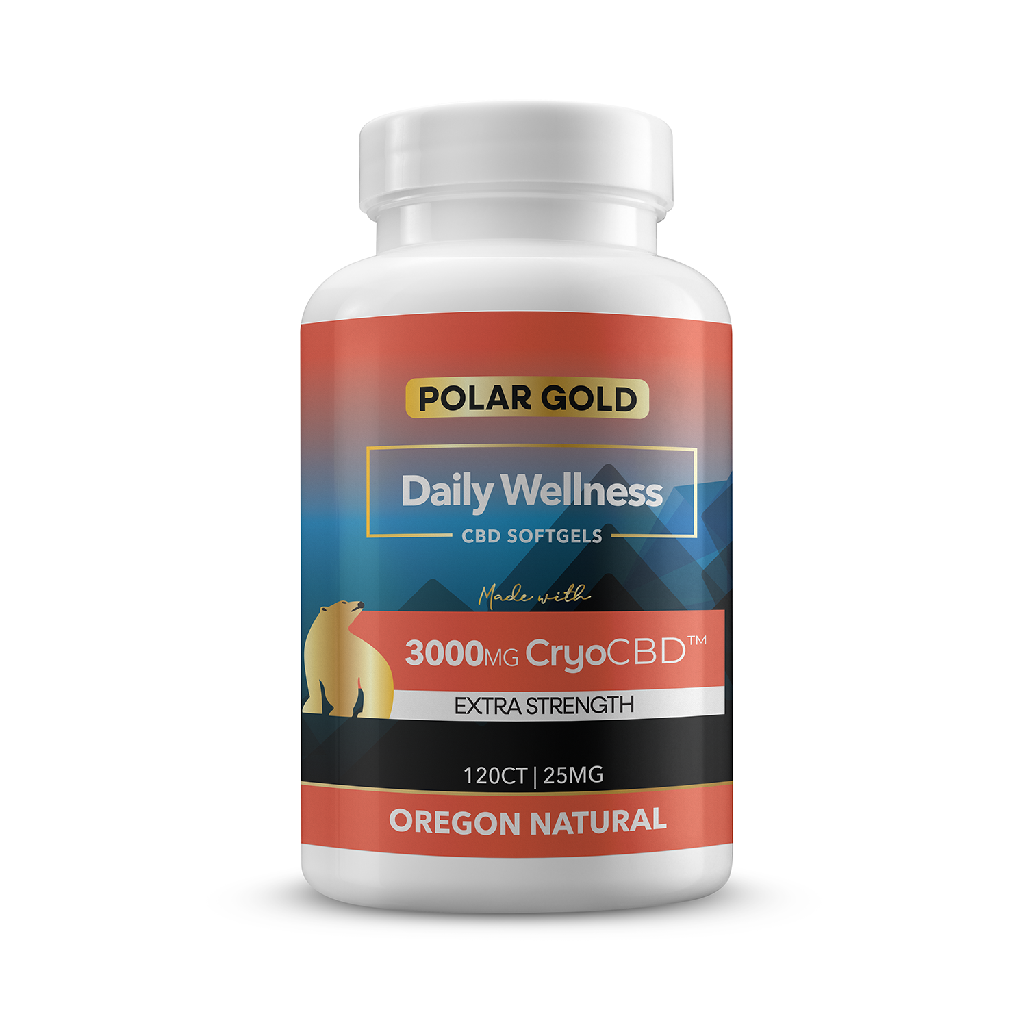 CryoCBD Gel Capsules (Extra Strength) | 3000mg CBDa