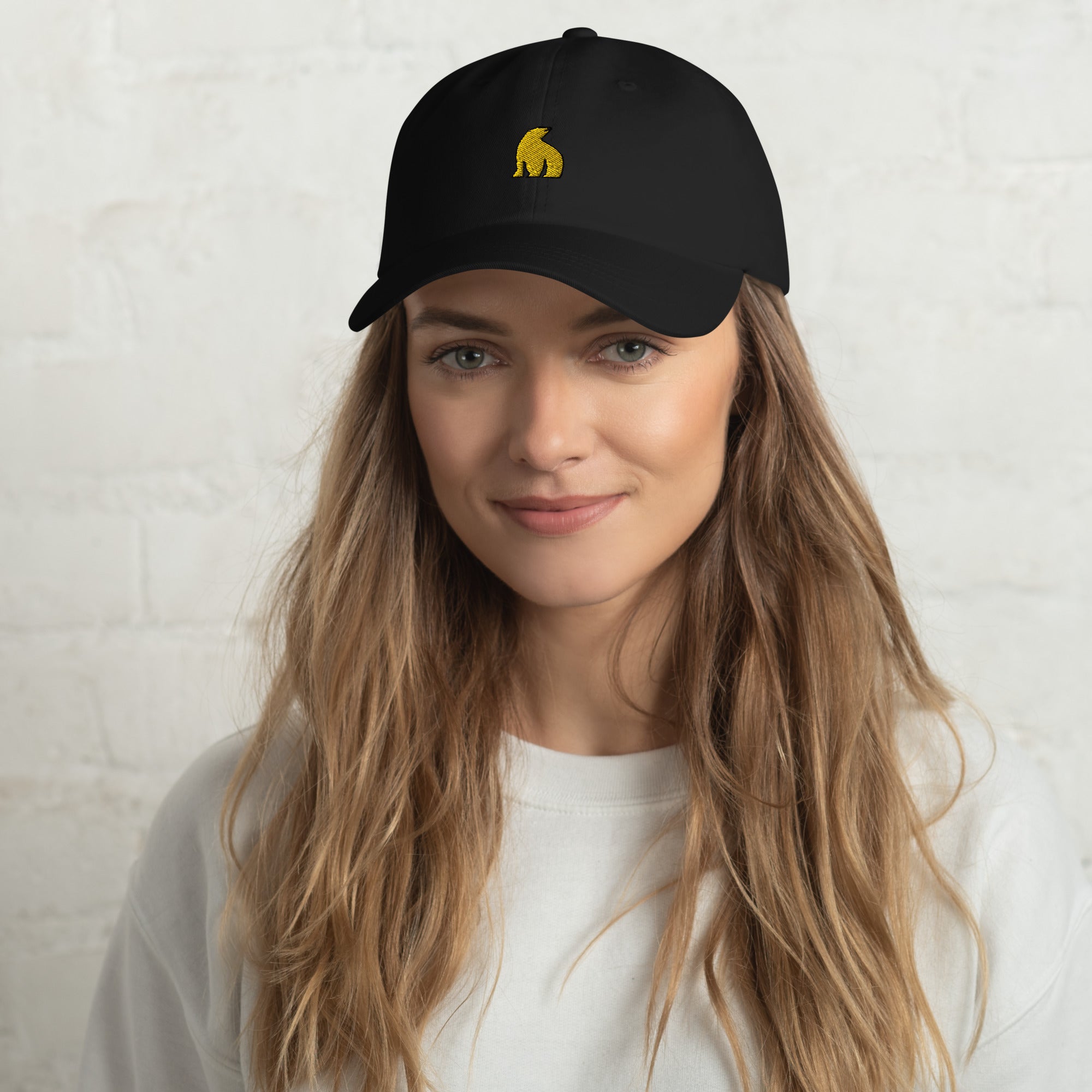 Golden Bear Dad Hat (Black)